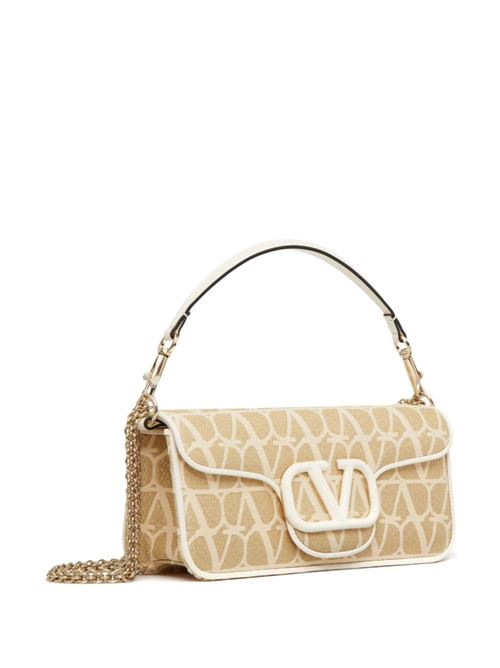 Locò shoulder bag in toile iconographe raffia Valentino Garavani | 4W2B0L96IVWYT3